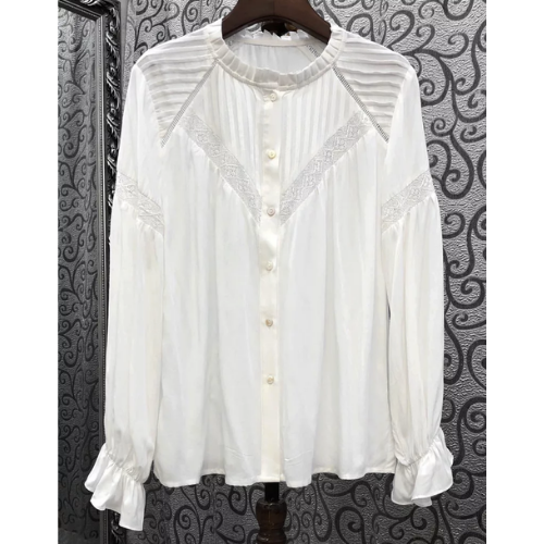 chemisier blanc coton boho chic femme printemps 2022