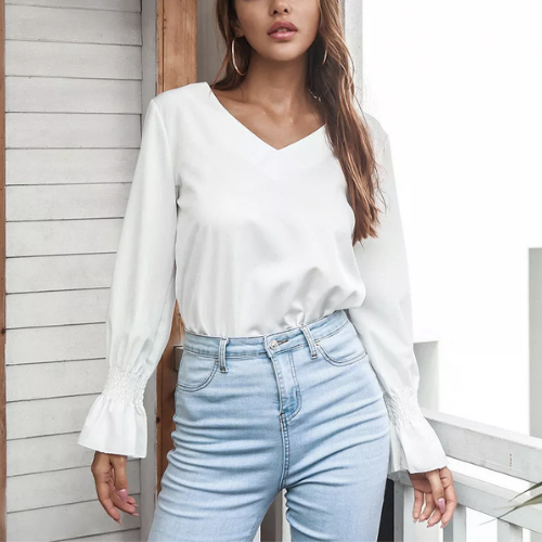 blouse blanche dos nu dentelle femme la selection parisienne