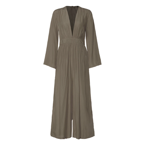 combinaison kaki chic femme invitée