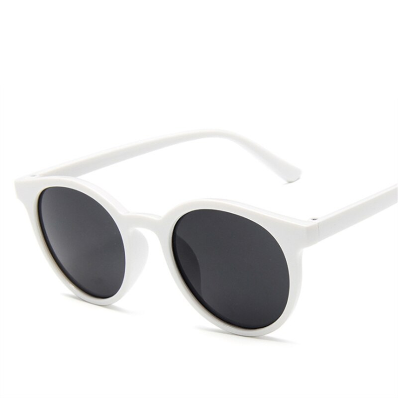 Lunettes de soleil femme vintage blanches