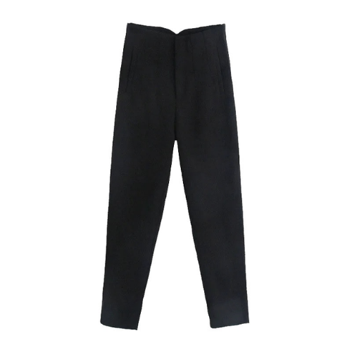 pantalon de tailleur noir chic femme