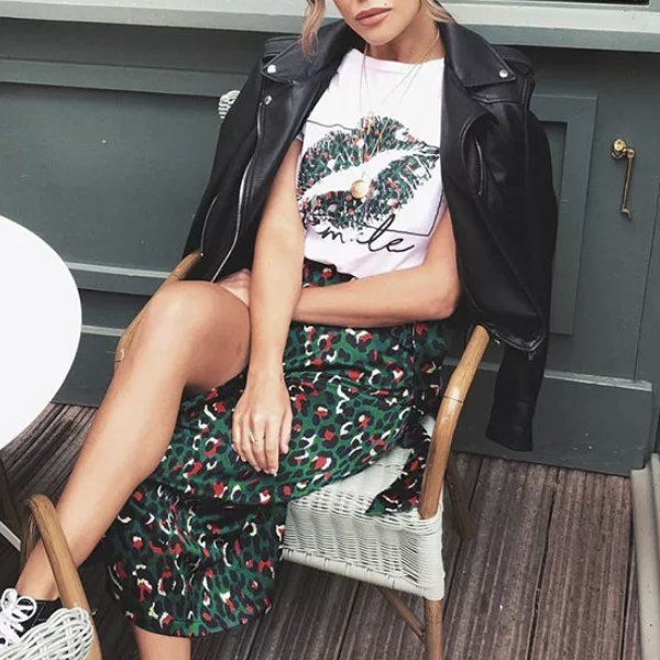 jupe longue fendue verte femme tendance printemps 2022