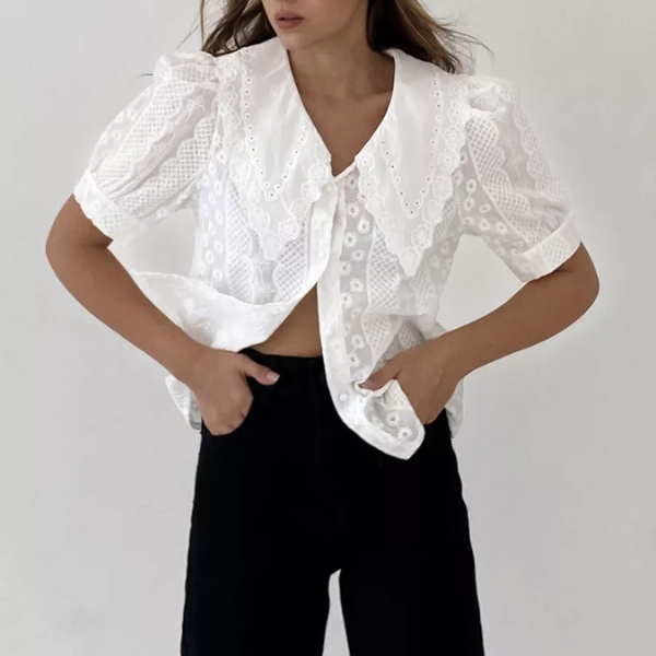 blouse blanche chic femme la selection parisienne