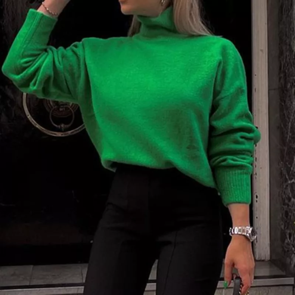pull tendance vert femme mode automne hiver