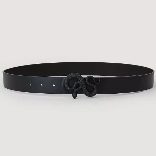 Ceinture fermoir serpent en cuir Cleo Marron Vanessa bruno - Femme | Place des Tendances