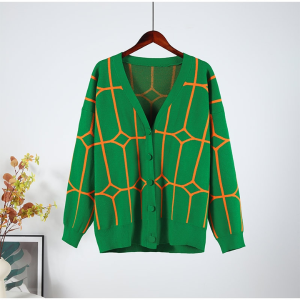 gilet vert femme original chic