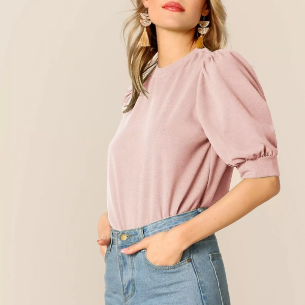blouse rose tendance femme pas chère en ligne haut