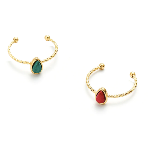 bague ajustable dorée boho 5