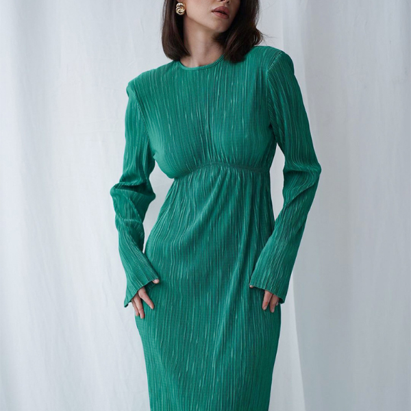 robe longue verte chic nouvel an femme prix mini
