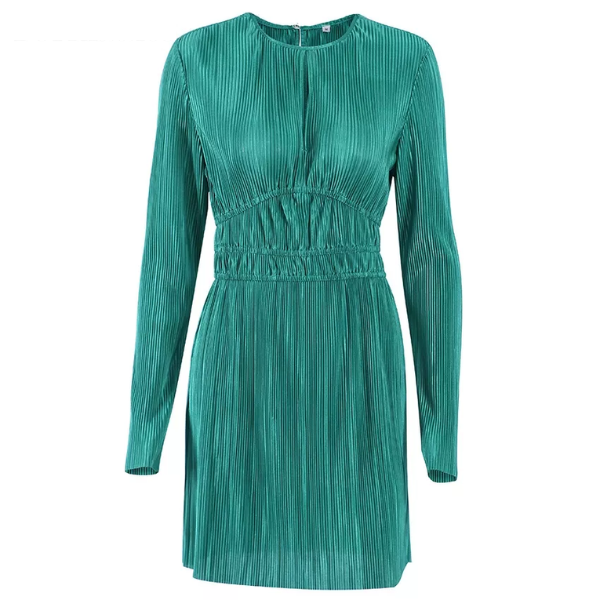 mini robe verte chic tendance soirée nouvel an fin dannée femme