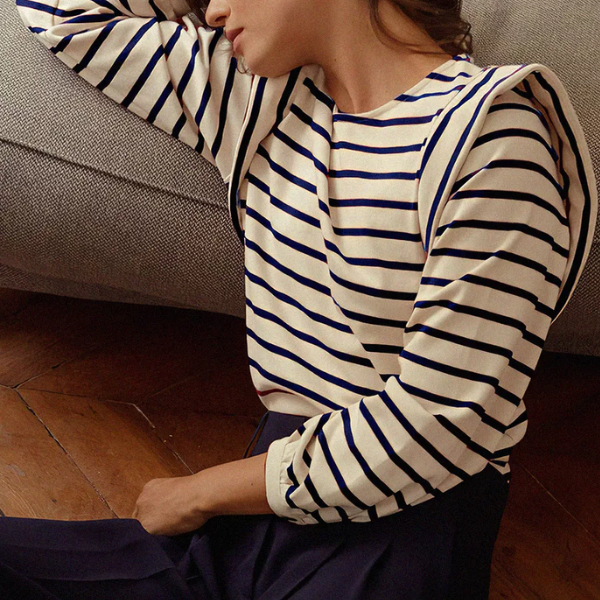 marinière à volants chic femme tendance