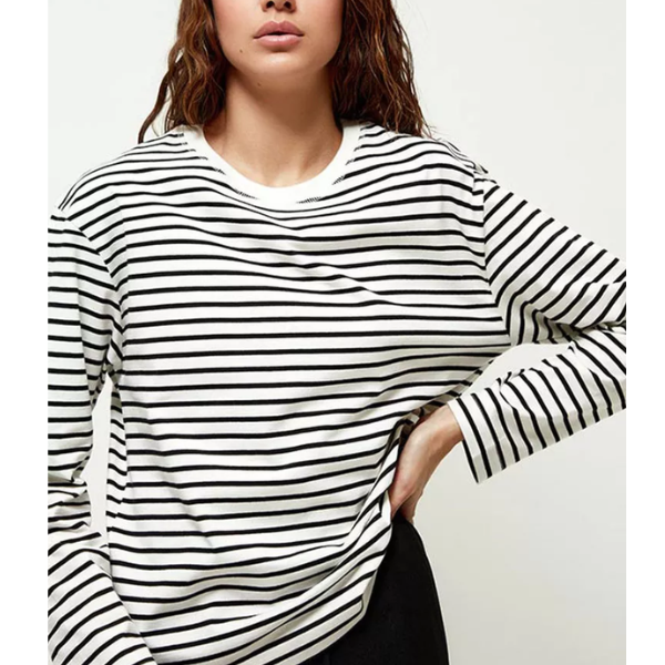 pull marinière tendance hiver femme