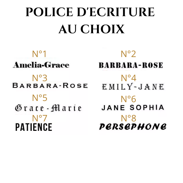 cabas avec gravure message prénom