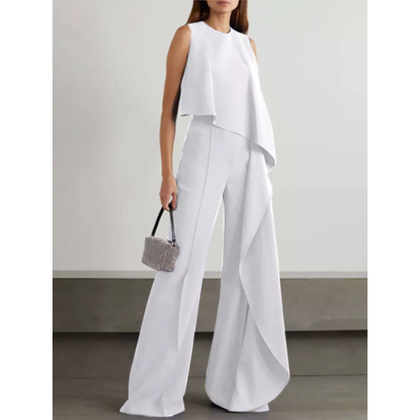 combinaison blanche chic pour occasion mariage à petit prix