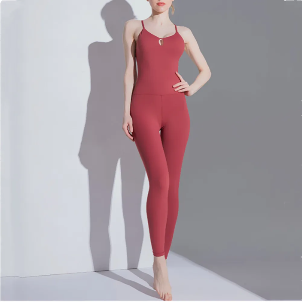 Combinaison De Yoga Aérien Grande Taille - Maille Nylon Extensible, Dos Croisé - Pour Sport, Fitness, Danse