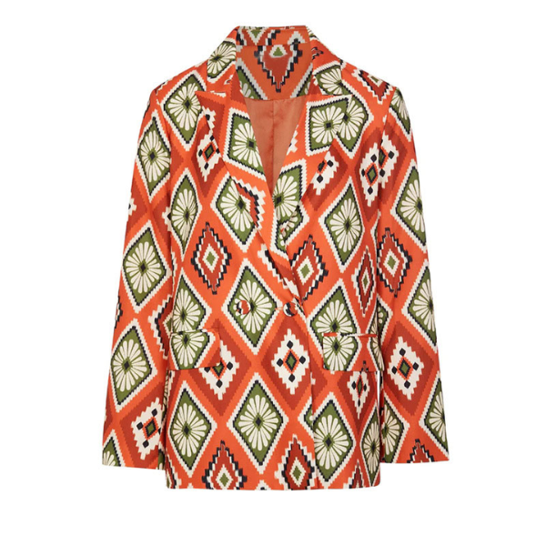 blazer imprimé hippie chic