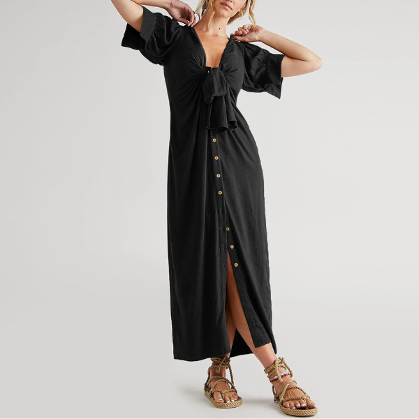 robe longue noire