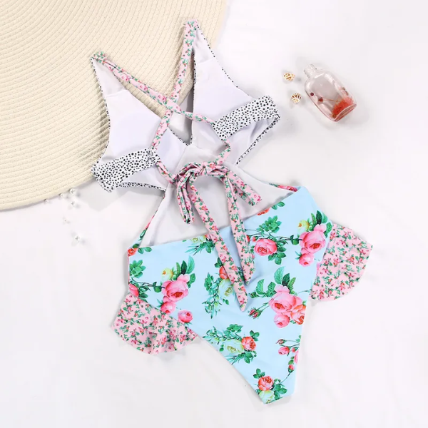 maillot de bain une pièce imprimé fleuri femme en ligne