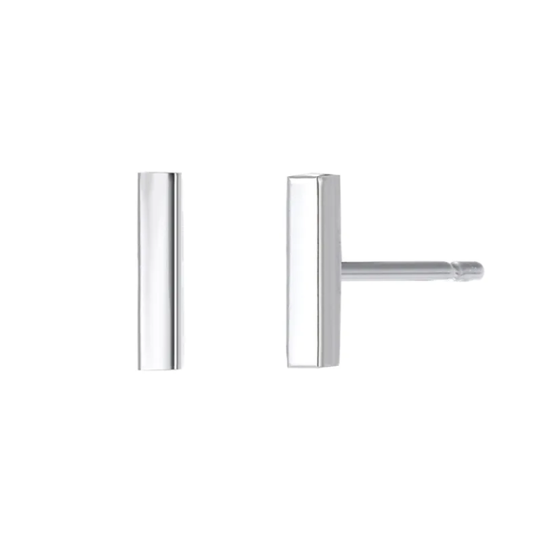 boucles doreilles puces argent en acier inoxydable