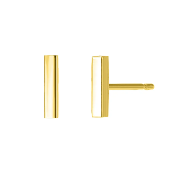 boucles doreilles puces or en acier inoxydable