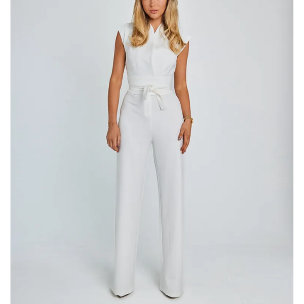 combinaison blanche chic femme