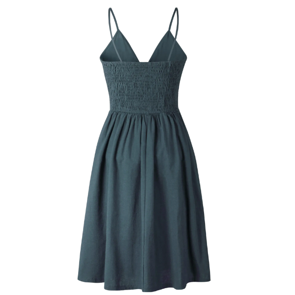 robe midi à bretelles tendance été 2023 femme pas chère