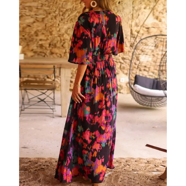 robe longue imprimée tendance été 2023 en ligne