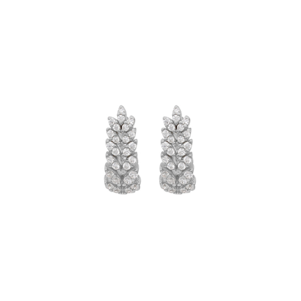 ensemble de 3 paires de petits boucles doreilles créoles  argent zircon