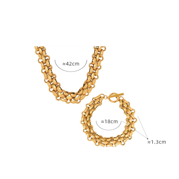 dimensions collier et bracelet