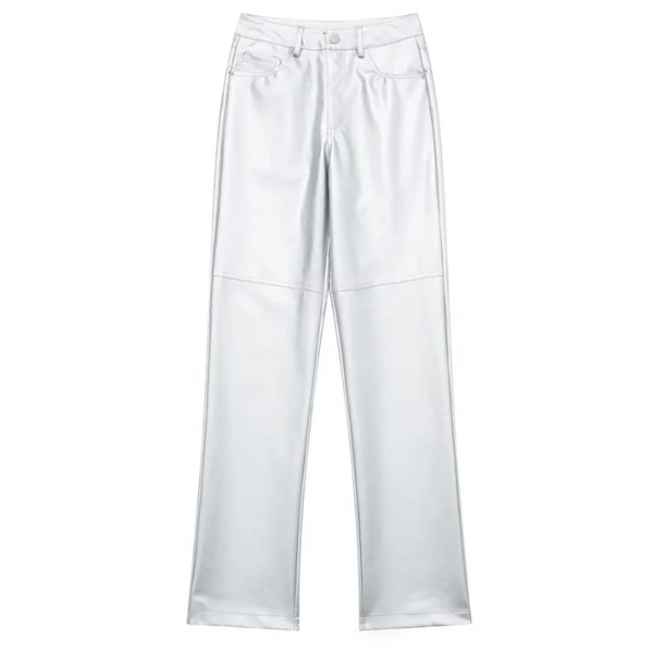 pantalon argenté femme tendance 2023