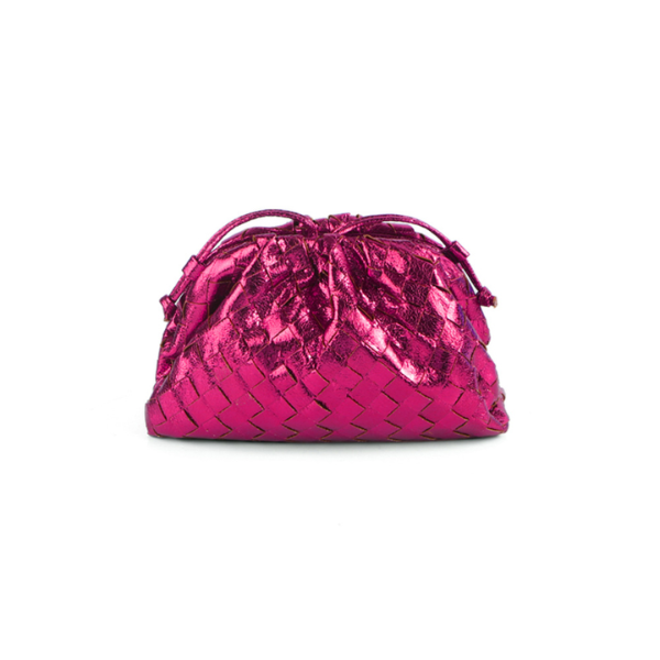 mini sac à main rose fushia brillant barbie en cuir