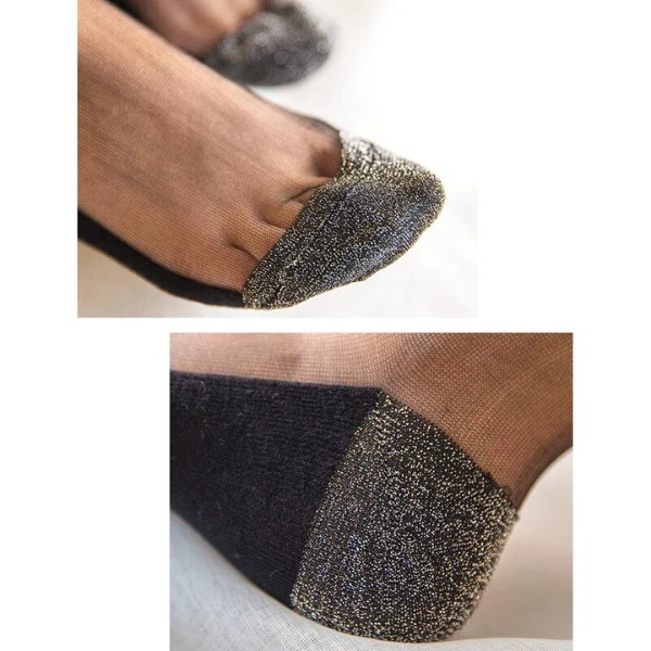 chaussettes ultra fines chaudes femme fantaisie
