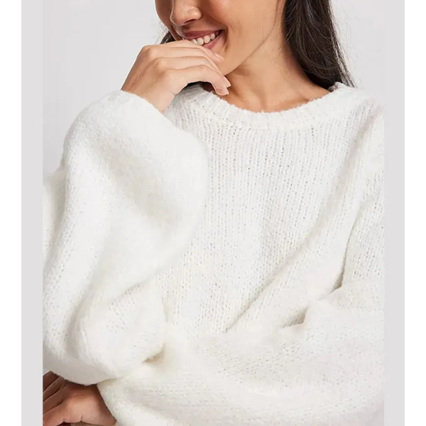 pull blanc tendance femme original