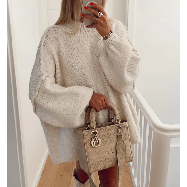 2025 Femme Pull Chic Et Elegant En Laine Ample Pulls