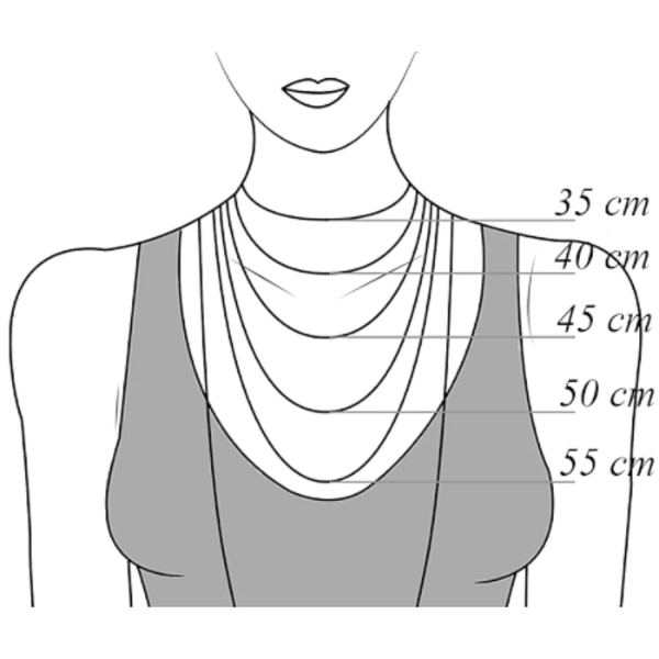 visualiser longueur collier