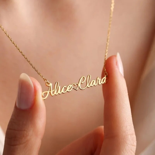 collier prénom personnalisé cadeau original maman