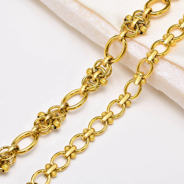 bracelet plaqué or élégant