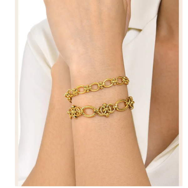 bracelet plaqué or