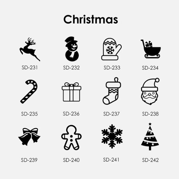 bijou gravé symbole noël