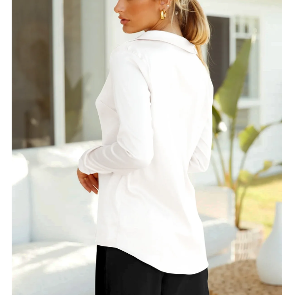 chemisier blanc tendance femme