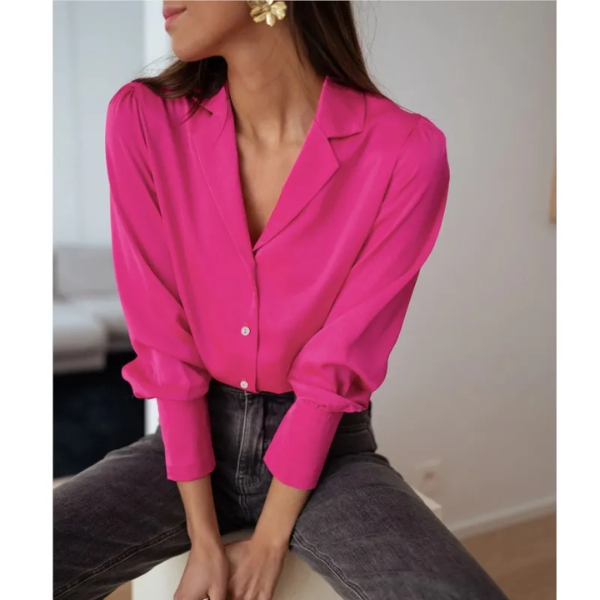 chemisier rose fushia femme