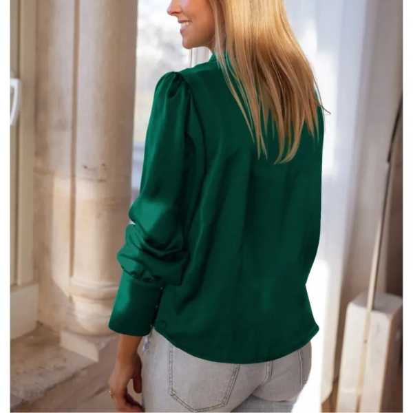 chemisier vert chic femme