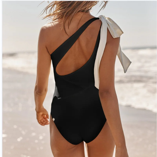 maillot de bain une pièce noir femme sexy chic