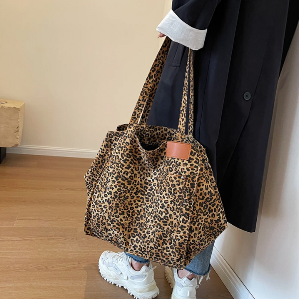 grand sac cabas léopard tendance