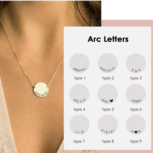 collier design personnalisé