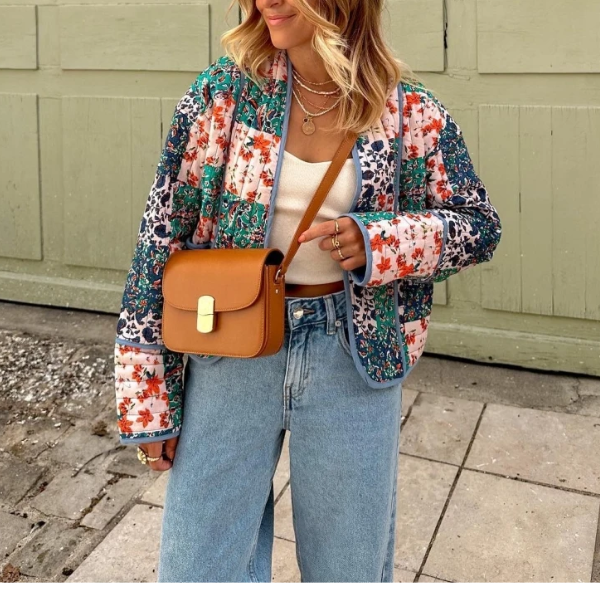 veste matelassée tendance femme printemps 2024
