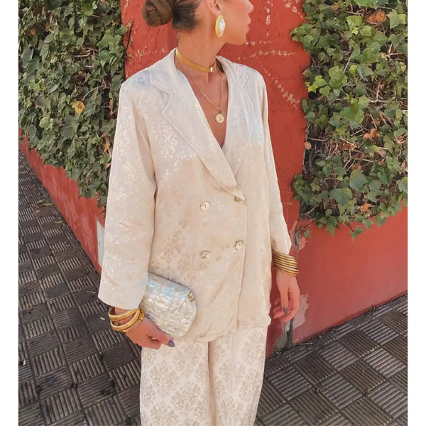ensemble blazer pantalon occasion femme