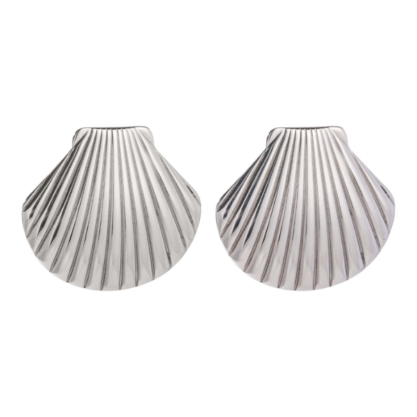 Boucles doreilles Coquillage argent