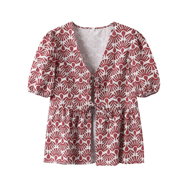 blouse imprimée mode été 2024