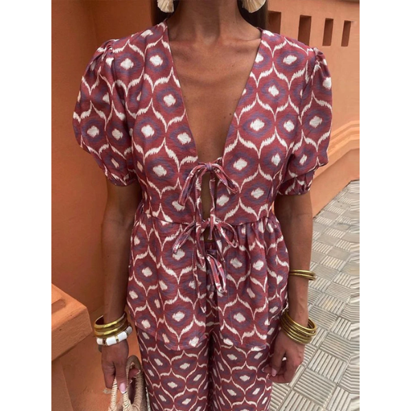 ensemble imprimé tendance femme